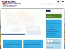 Tablet Screenshot of crearepartners.com